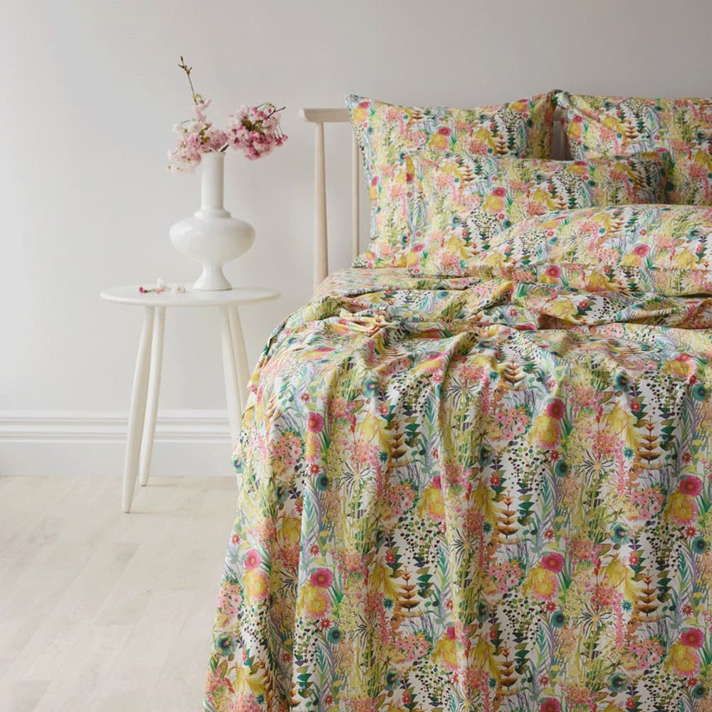 Fitted Sheet Custom Made With Liberty Fabric. From $NZD279.00. Available at George Street Linen