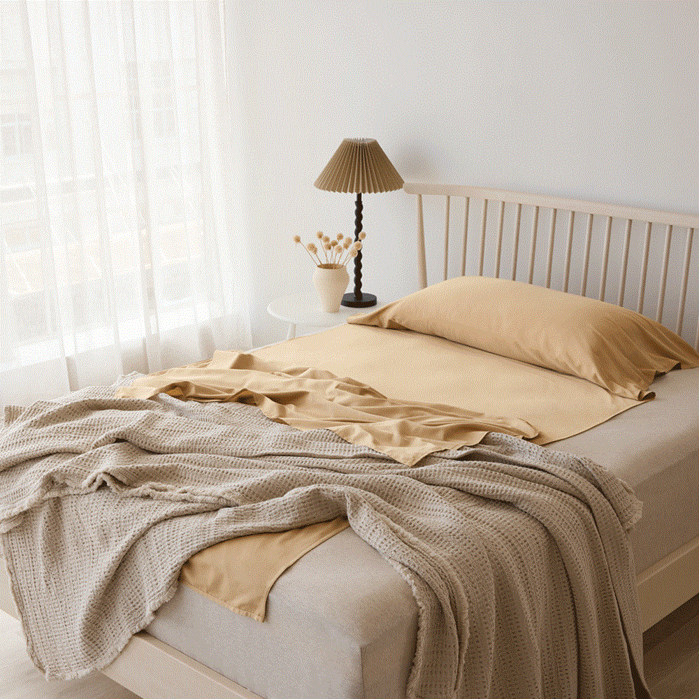 Bamboo Cotton Travel Bed Sheet. From $NZD99.00. Available at George Street Linen