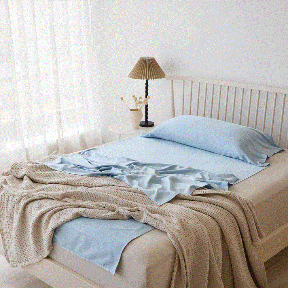 Bamboo Cotton Travel Bed Sheet. From $NZD99.00. Available at George Street Linen