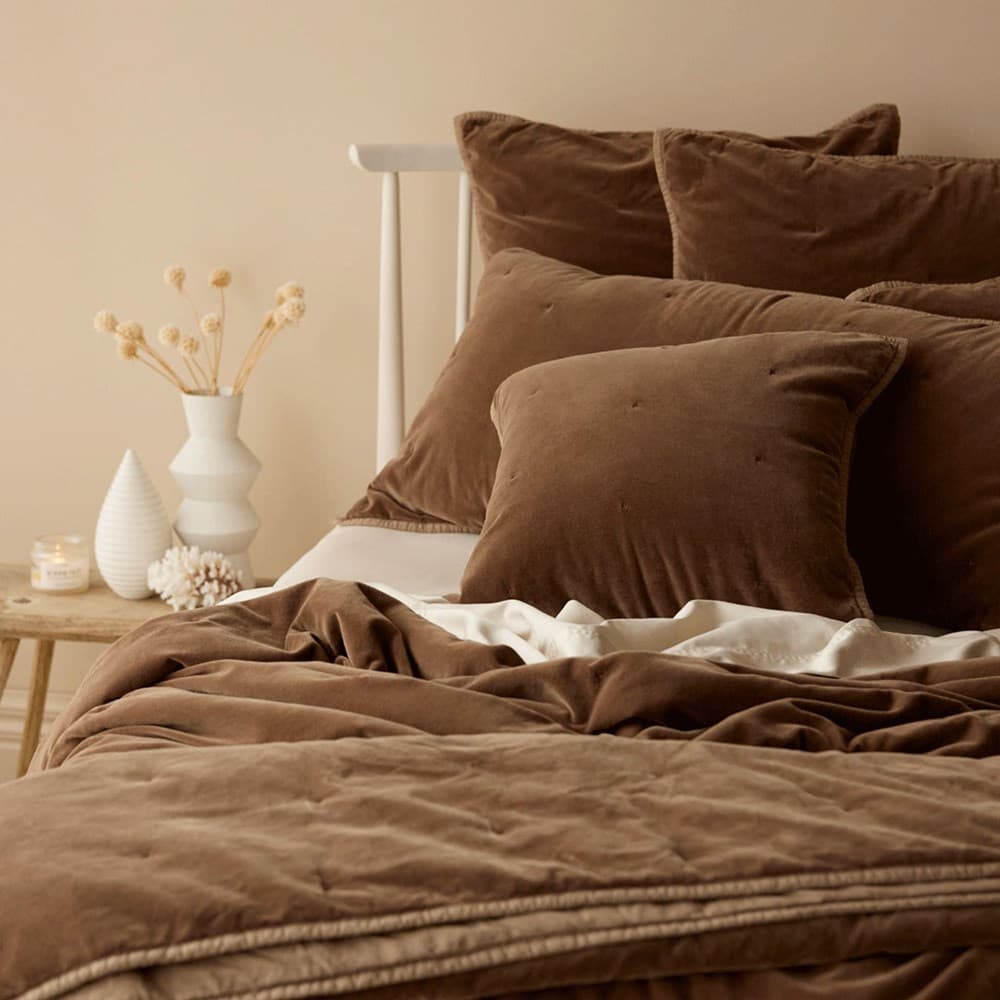 Venus Cotton Velvet Cushion Cover. From $AUD79.00. Available at George Street Linen
