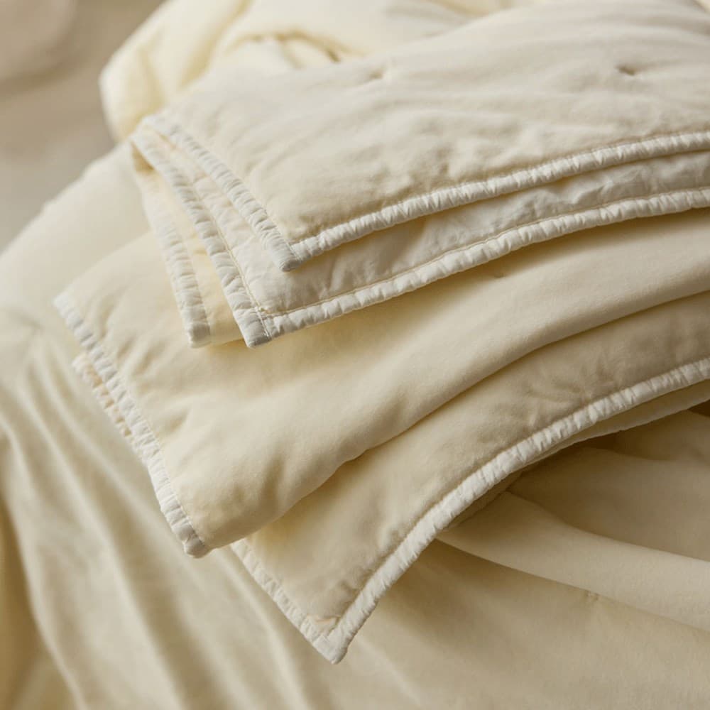 Venus Cotton Velvet Quilted Throw. From $USD179.00. Available at George Street Linen