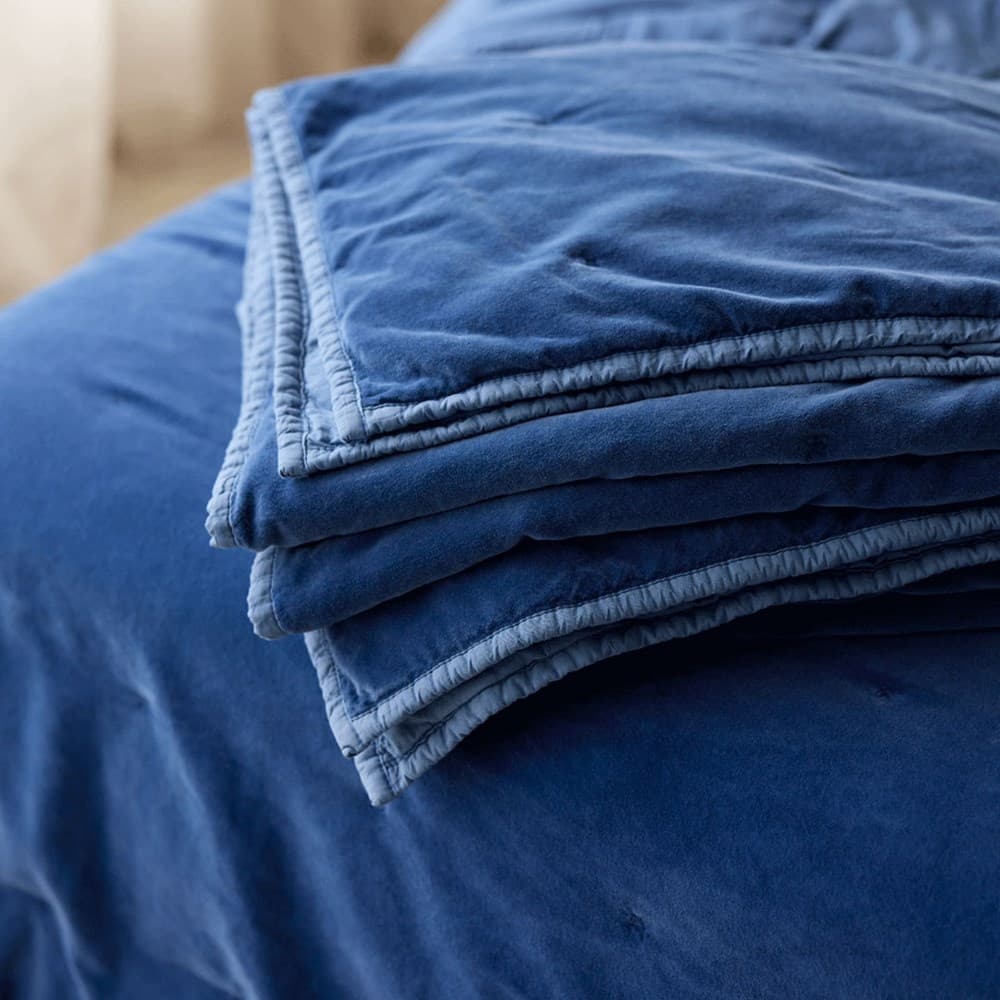 Venus Cotton Velvet Quilted Throw. From $USD179.00. Available at George Street Linen