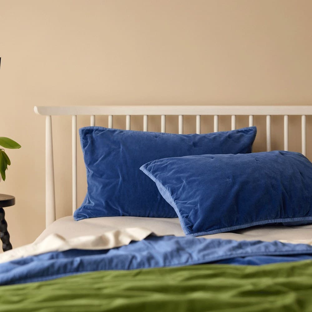 Venus Cotton Velvet Quilted Pillowcase. From $NZD99.00. Available at George Street Linen