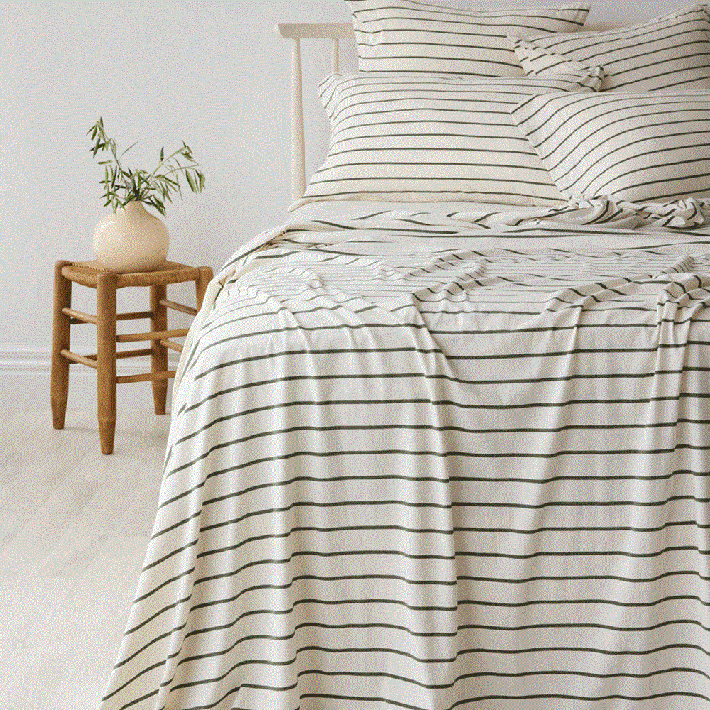Cotton Jersey Fitted Sheet. From $AUD90.00. Available at George Street Linen