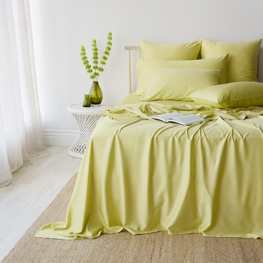 Bamboo Cotton Flat Sheet. From $NZD99.95. Available at George Street Linen