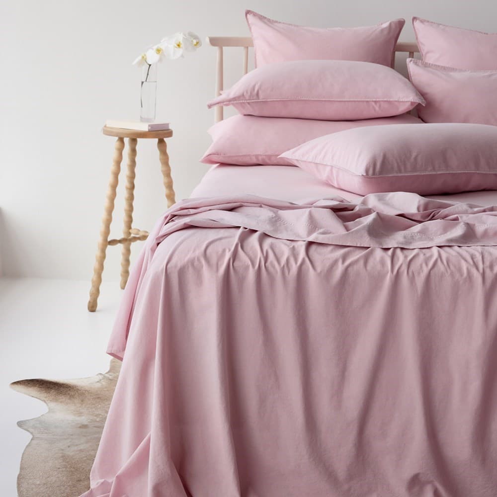 Vintage Look Cotton Fitted sheet. From $NZD90.00. Available at George Street Linen