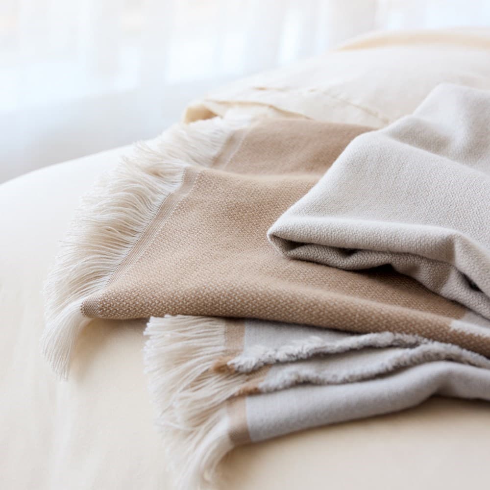Bodrum Misty Throw. From $NZD129.00. Available at George Street Linen
