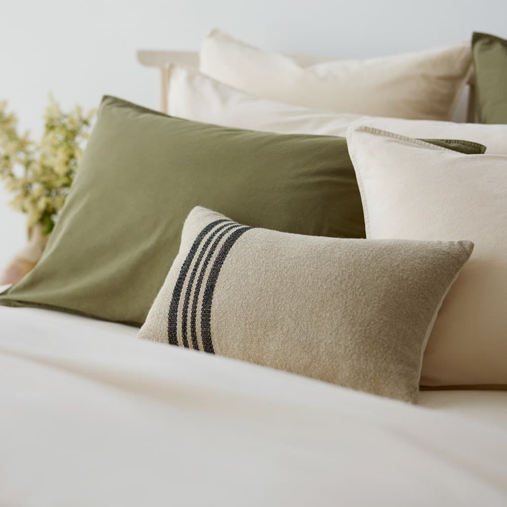 Bodrum Linen Boudoir Cushion Cover. From $NZD89.00. Available at George Street Linen