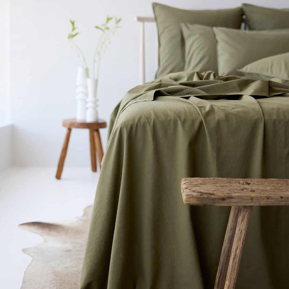 Vintage Look Cotton Flat Sheet. From $NZD100.00. Available at George Street Linen