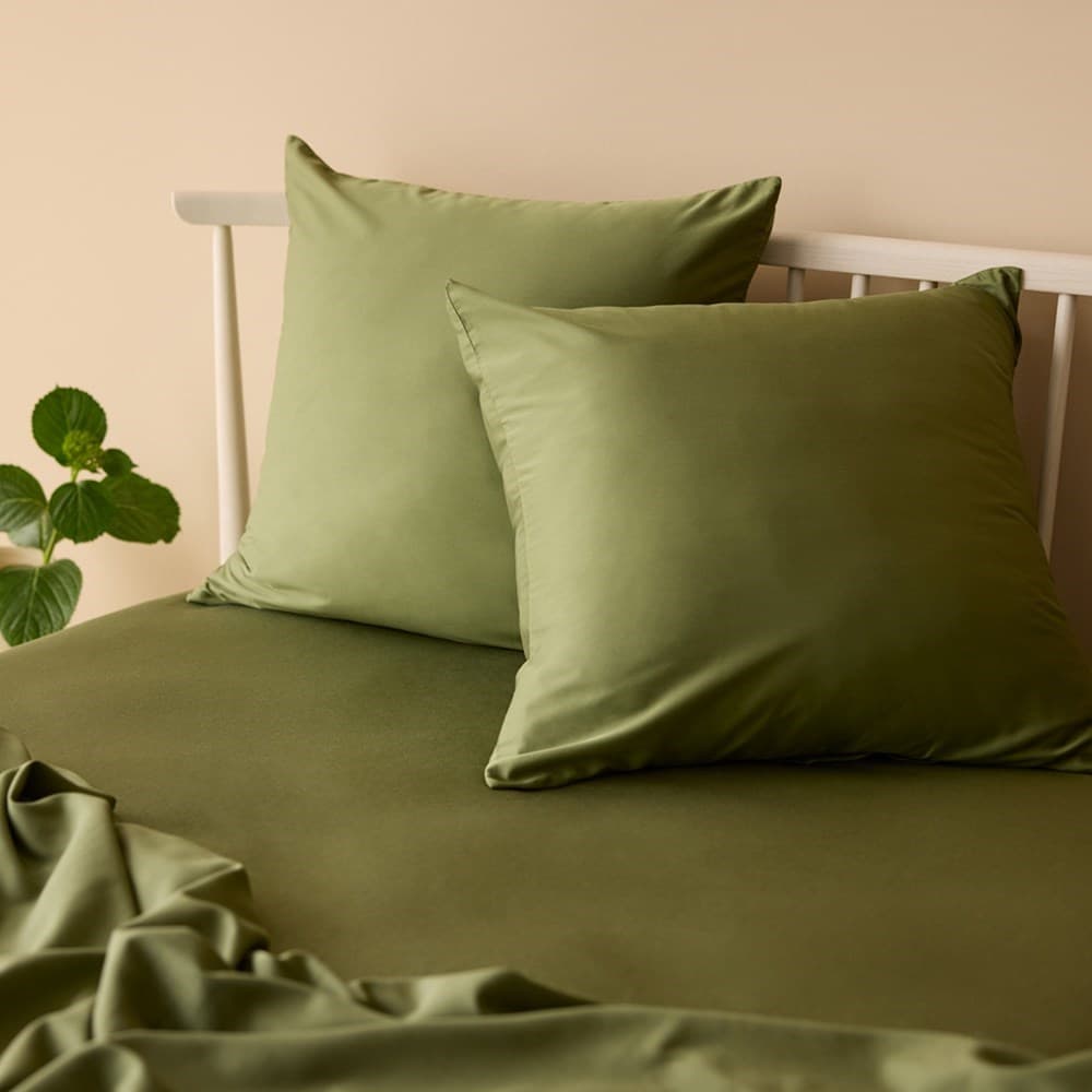 Bamboo Cotton Euro Pillowcase. From $USD39.95. Available at George Street Linen