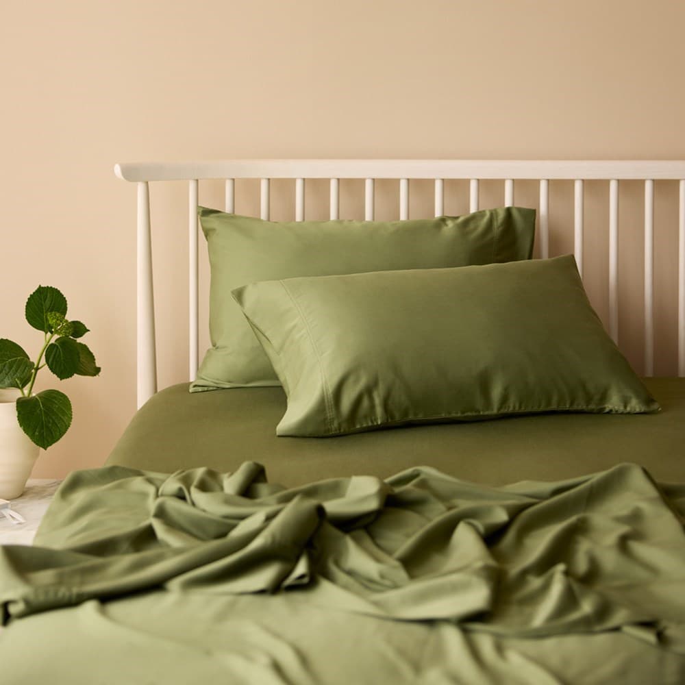 Bamboo Cotton King Pillowcases. From $AUD59.95. Available at George Street Linen
