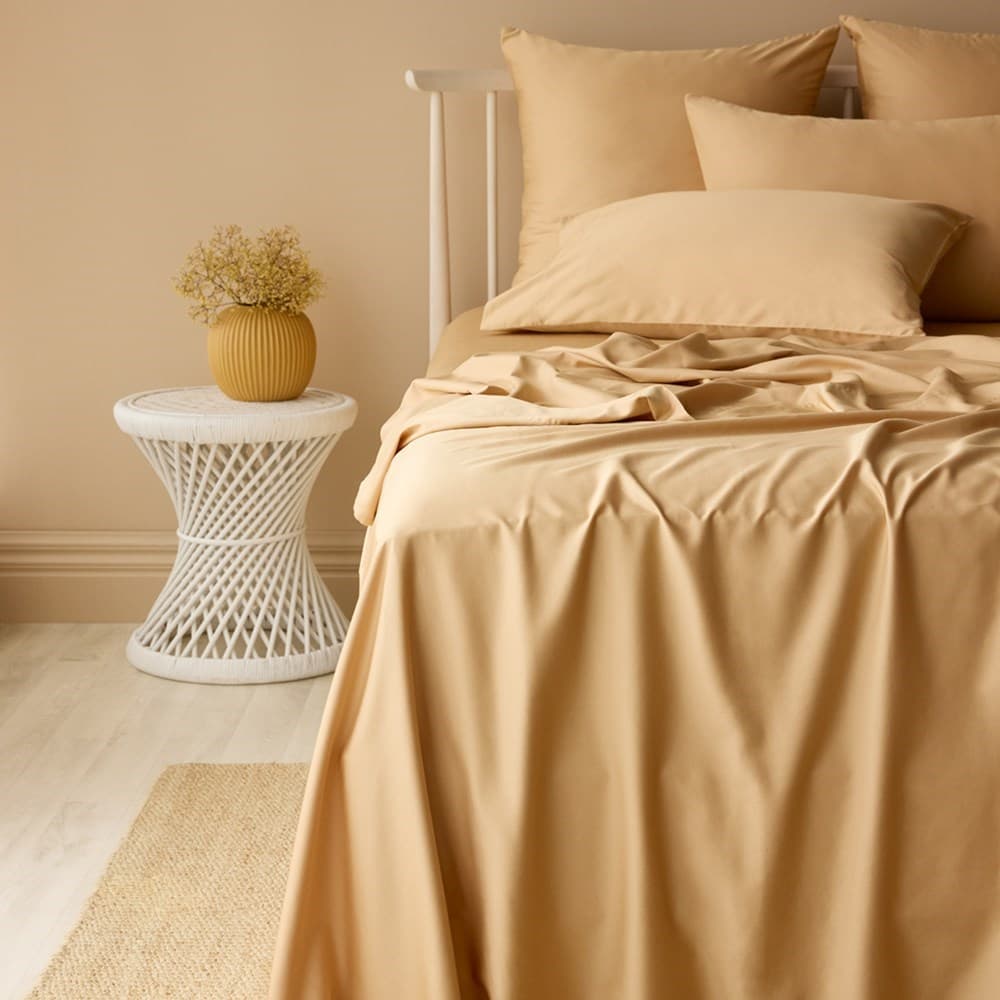 Bamboo Cotton Fitted Sheet. From $NZD89.95. Available at George Street Linen