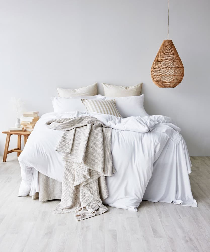 Cotton Jersey Duvet Cover. From $USD139.00. Available at George Street Linen